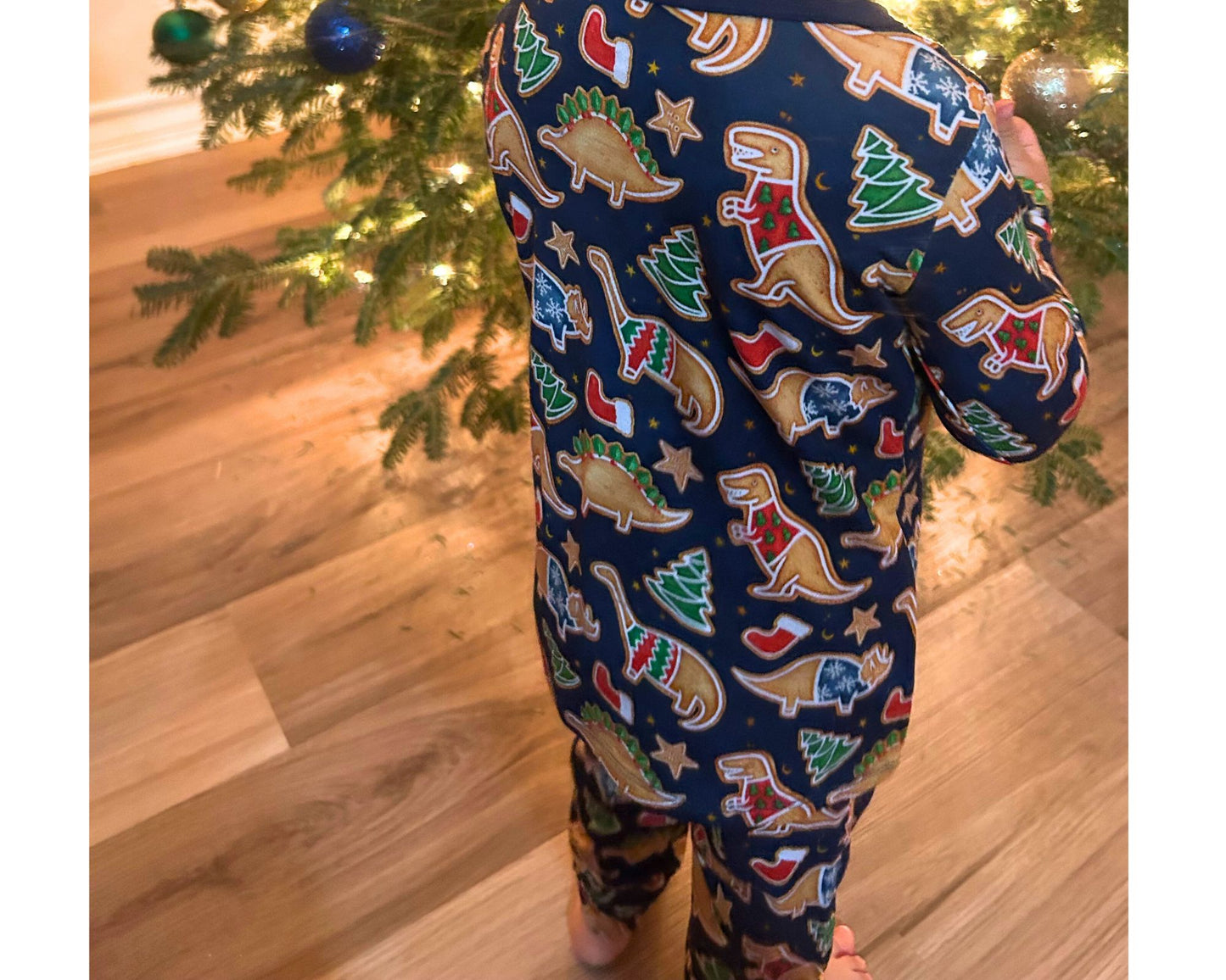 Dino Cookies Christmas Pajamas