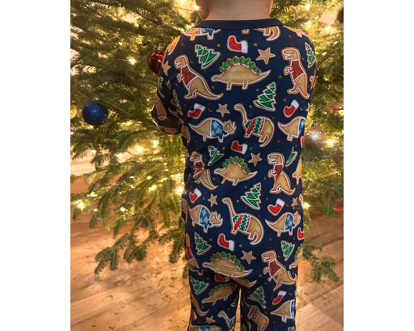 Dino Cookies Christmas Pajamas