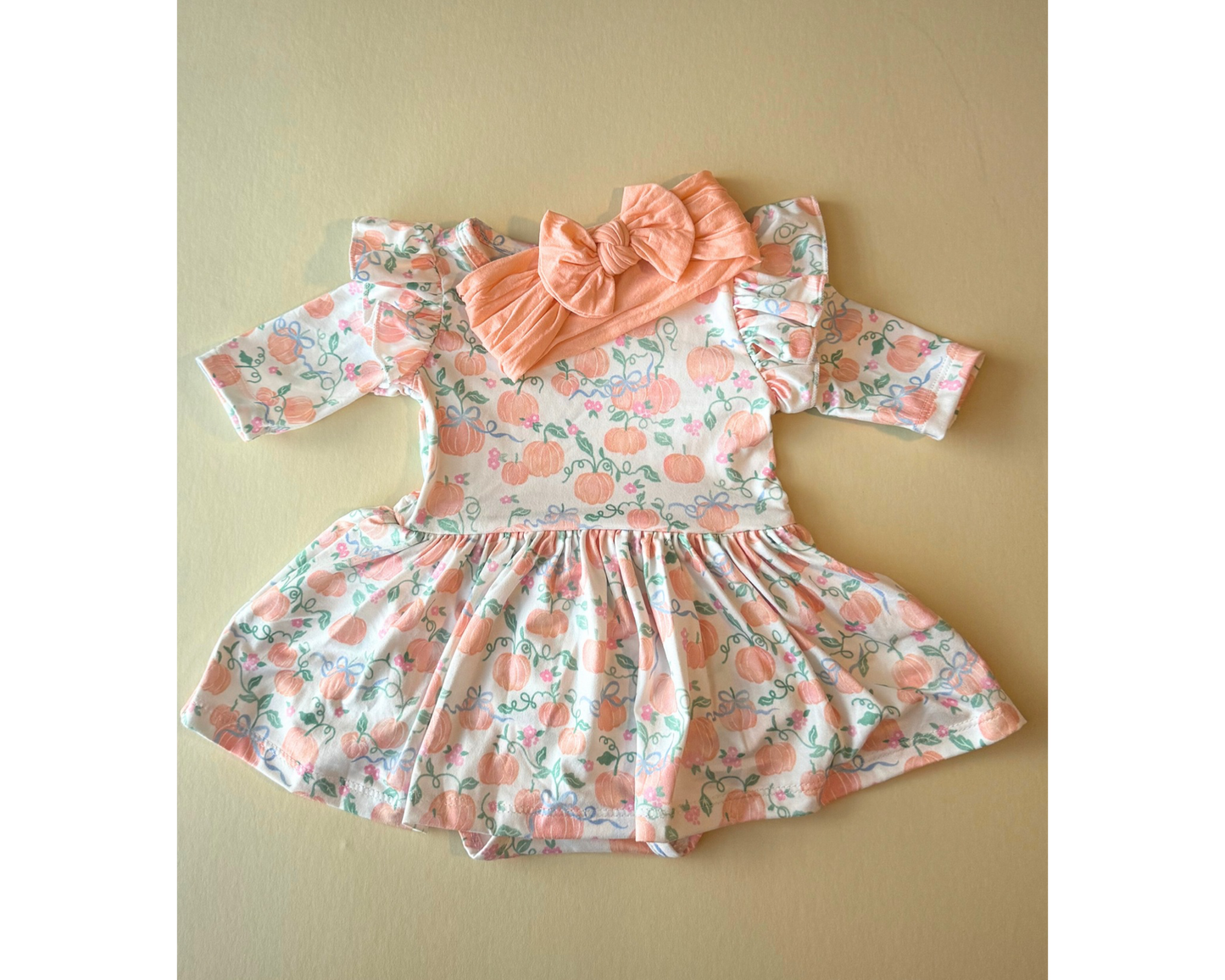 Pumpkin Twirl Bodysuit