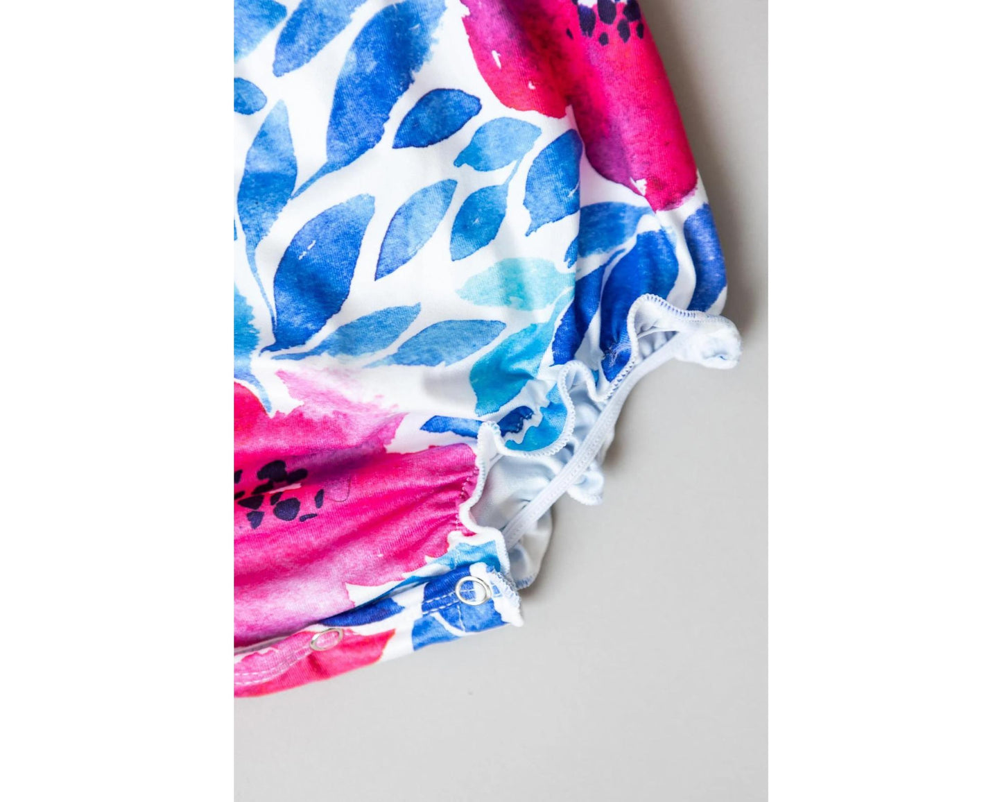 Cross Back Floral Romper