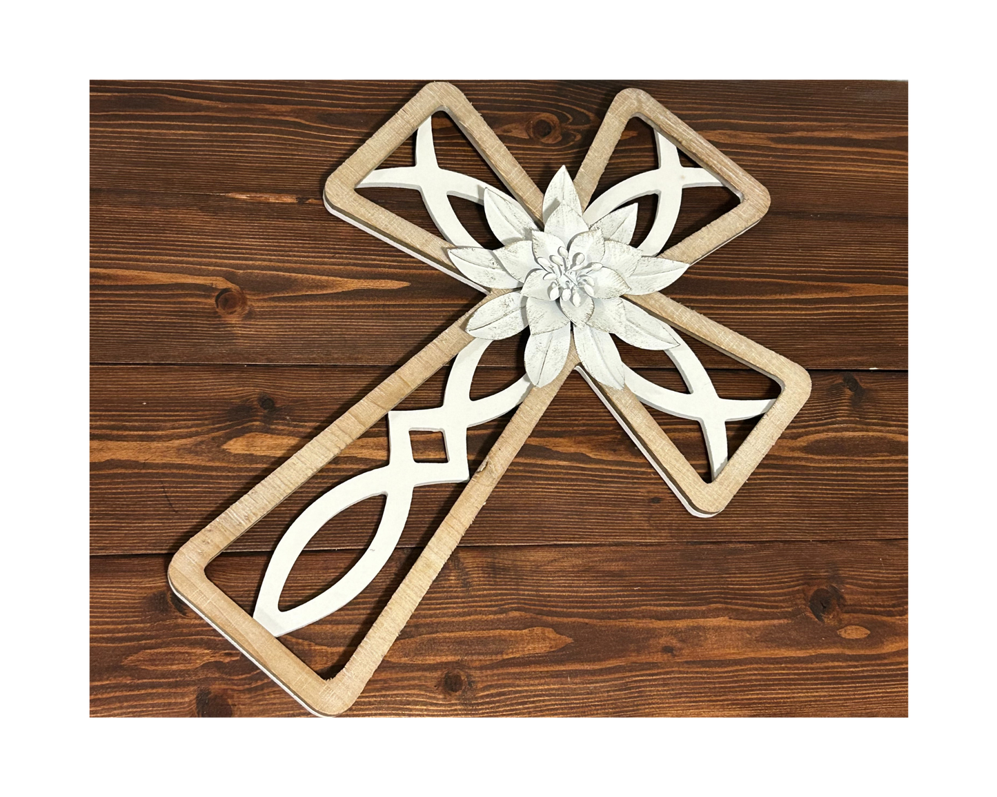 Floral Wall Cross