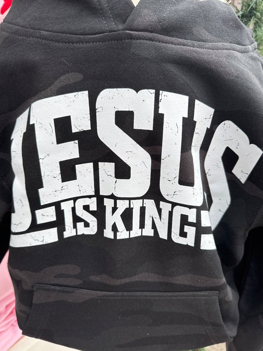 Adult Blk Camo Jesus is King